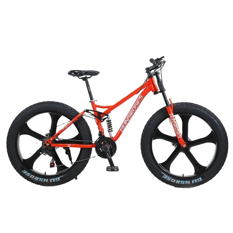 Fat Wheels 26 Inches Full Suspension Fat Bike Mountain Bike Bicycle