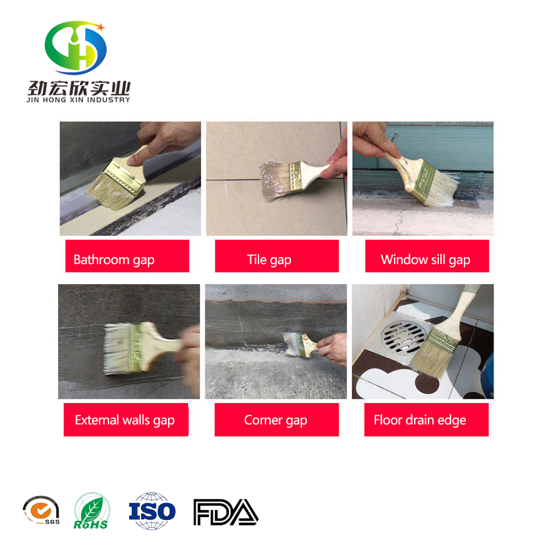 Polyurethane  Mighty Paste Waterproof Invisible Glue with Brush Adhesive Repair Glue for Roof Repair Damaged epoxy glue