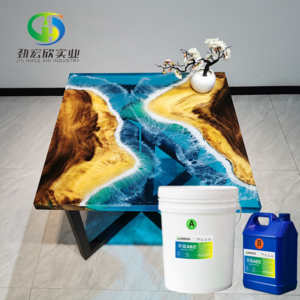 Liquid Epoxy Resin AB Glue for Wood  River Table Epoxy Resin  Liquid on Table Top