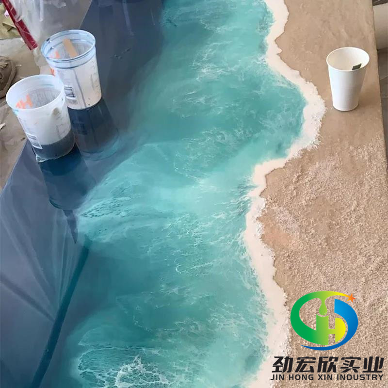 Crystal Clear UV Resistant Epoxy Resin Kit 2:1 Volume Ratio for Live Edge River Table Liquid Glass Deep Casting Resin Deep Pour