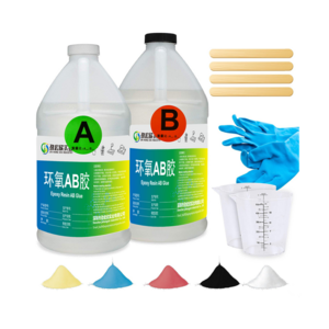 2 Gallon (7.6 L) | Art & Craft Epoxy Resin Kit Free Sample Clear Casting Epoxy Resin Cover Art