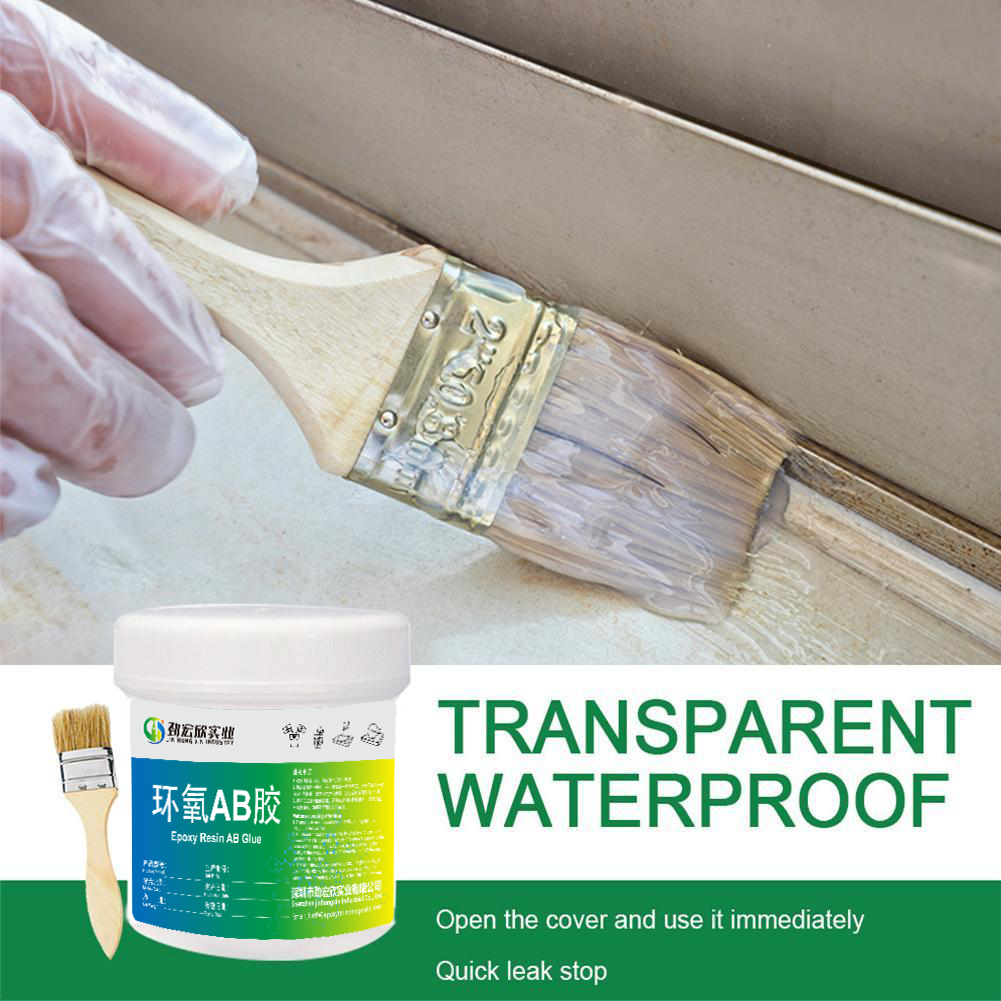 Waterproof sealant paste to repair damaged surface, family house sealant, powerful transparent paste layer paste epoxy resin