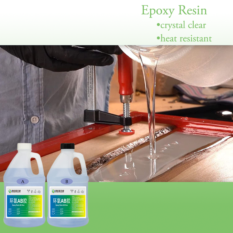 Resin Epoxy and Hardener 2.1 Crystal Clear Epoxy Resin for Casting/Countertops/Table Top/River Table