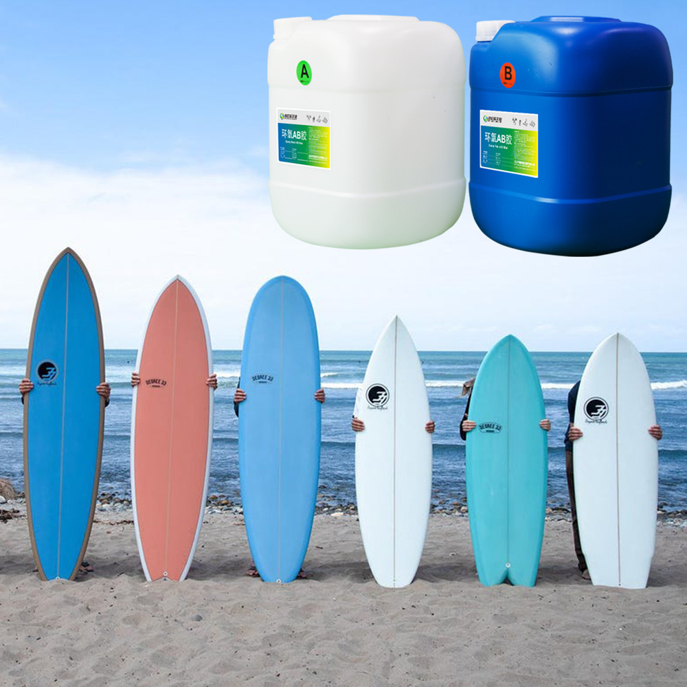 Crystal Clear Coating Epoxy Resin For Surfboard Fiberglass Laminating For Composite Material And Boat Paint