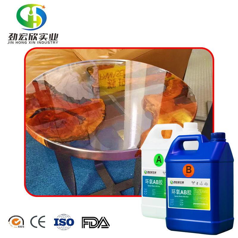 Liquid Glass Casting   No Odor, Zero VOCs,Self Levelling Deep Pour Epoxy Resin Kit  Wood Filler