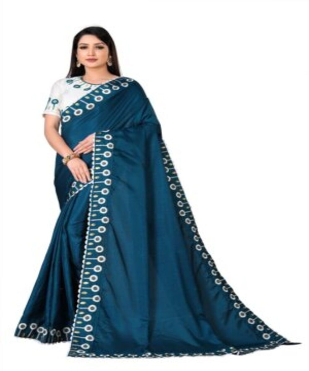 Experience Opulence and Tradition in Cotton Rayon Georgette Designs Timeless Bollywood Embroidery Sarees: Adorn Yourself with