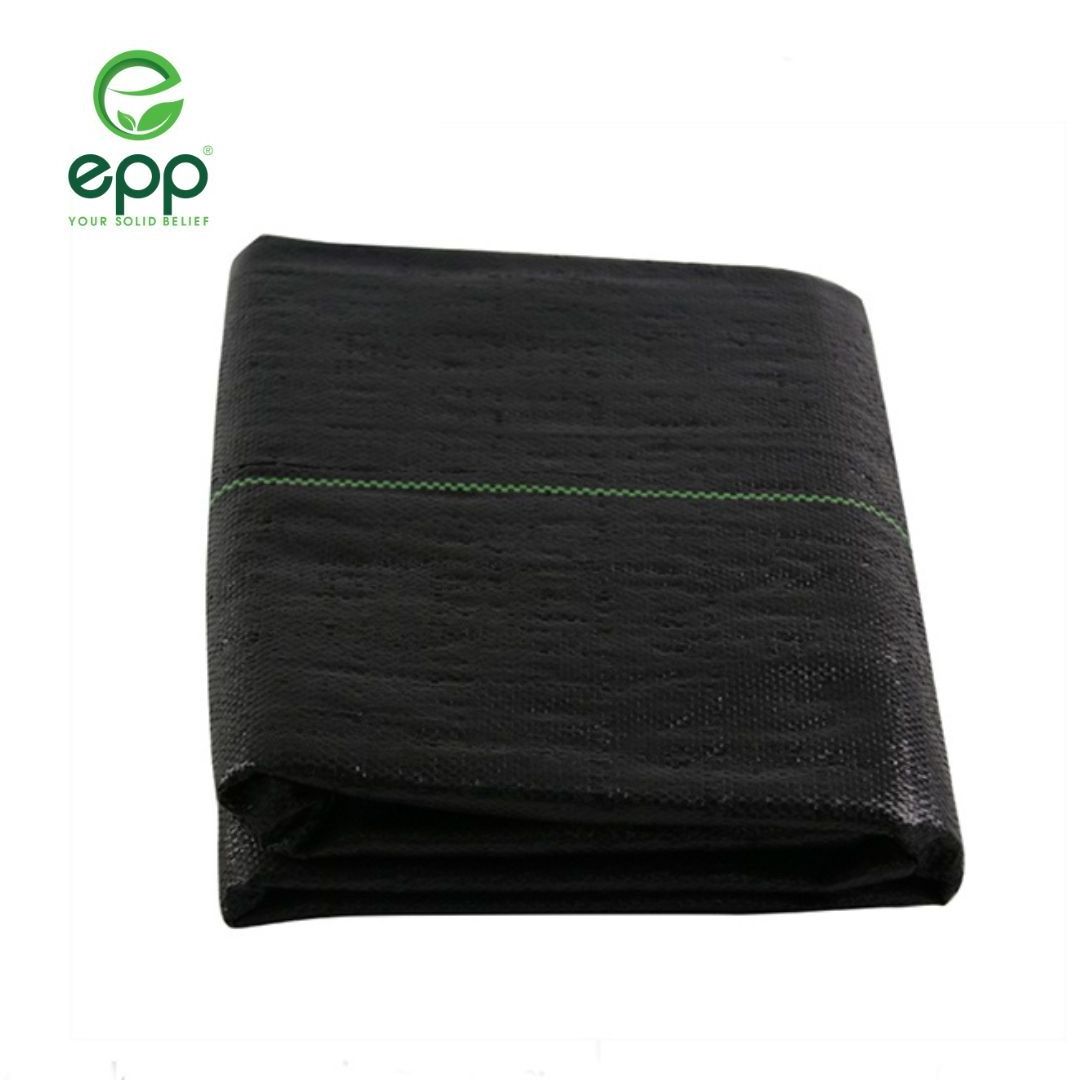 EPP Vietnam Anti UV Garden Mat Weed Control Cloth Ground Cover Landscape Fabric black PP woven Weed Barrier Mat