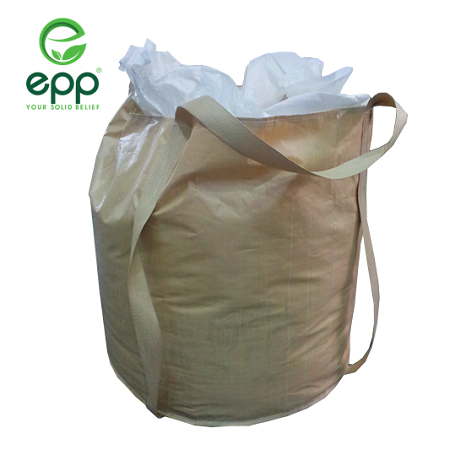 Vietnam 100% virgin Polypropylene 1500kg UV treated jumbo circular bulk bag High Quality White PP Woven 1 Ton Bag