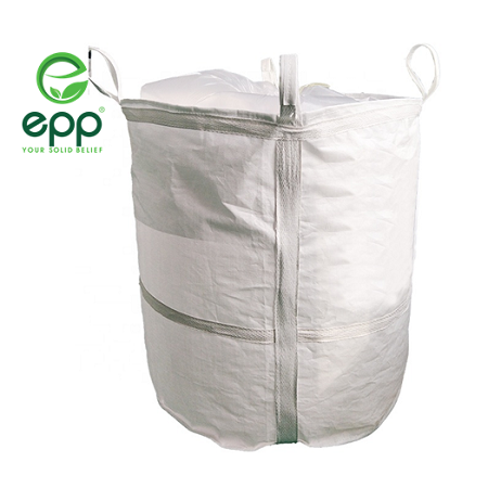 Vietnam 100% virgin Polypropylene 1500kg UV treated jumbo circular bulk bag High Quality White PP Woven 1 Ton Bag