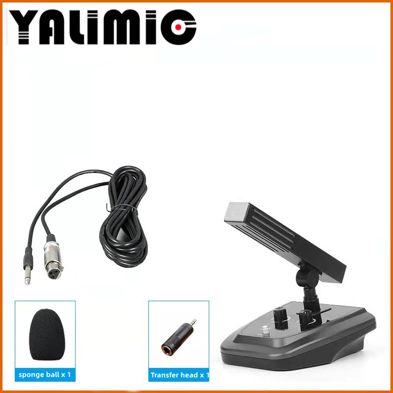 professional desktop omnidirectional gooseneck conference room speaker microphone