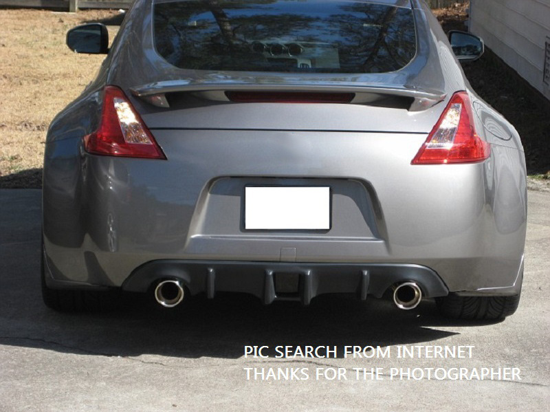 Carbon Fiber Car Parts 09 onwards for Nissan 370Z Z34 Rear Bumper Diffuser