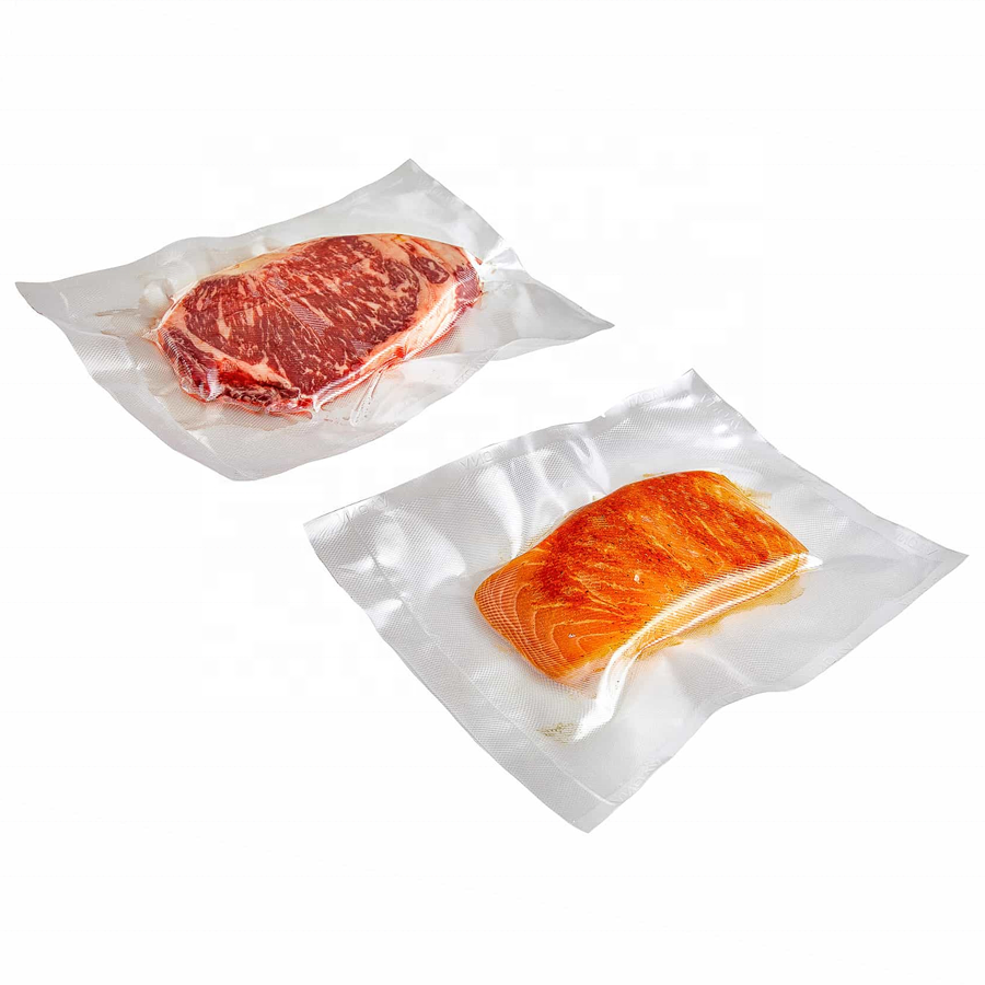 Biodegradable Vacuum Bag Heat Sealable Packaging Bags Safe Food Nylon Transparent Waterproof Plastic