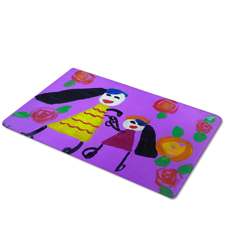 Hot Sales Customized Outdoor Mats Manufacturer Rubber Digital Printed Logo Floor Indoor Mat