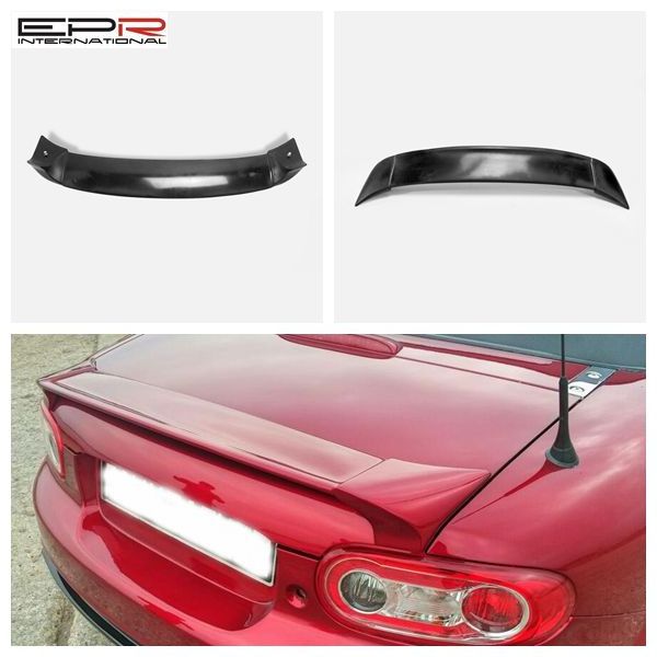 EPR Auto Body Kit FRP Car Rear Roof Wing Lip For MX5 NC NCEC Roster Miata RBK Style Trunk Spoiler (Soft Top Only)