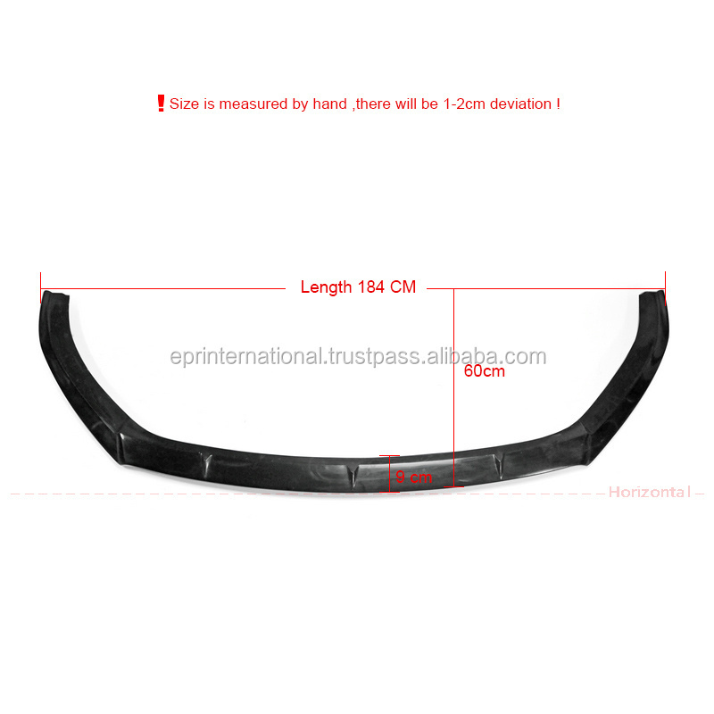 FRP Front Bumper Lip Body Spoiler Body Kit (China Version) For Hyundai 9th Gen Sonata LF