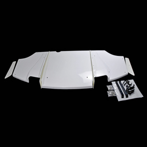 fiber glass car parts for EVO 10 VRS Style Wide Ver.Rear Diffuser