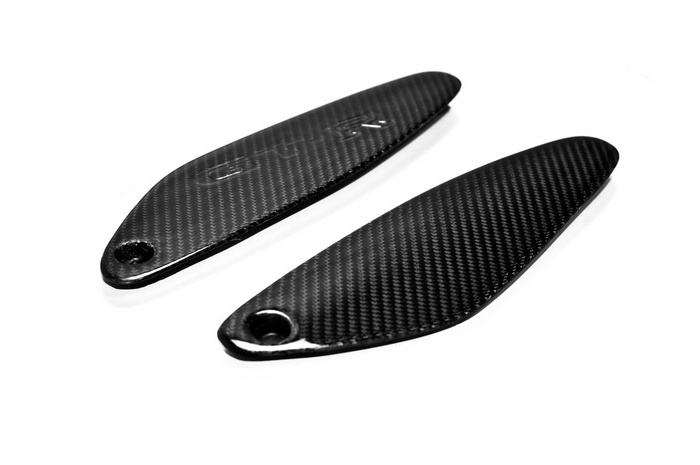 carbon fiber car parts for nissan Skyline R33 GTR Rear Spoiler 'GTR' Logo side End