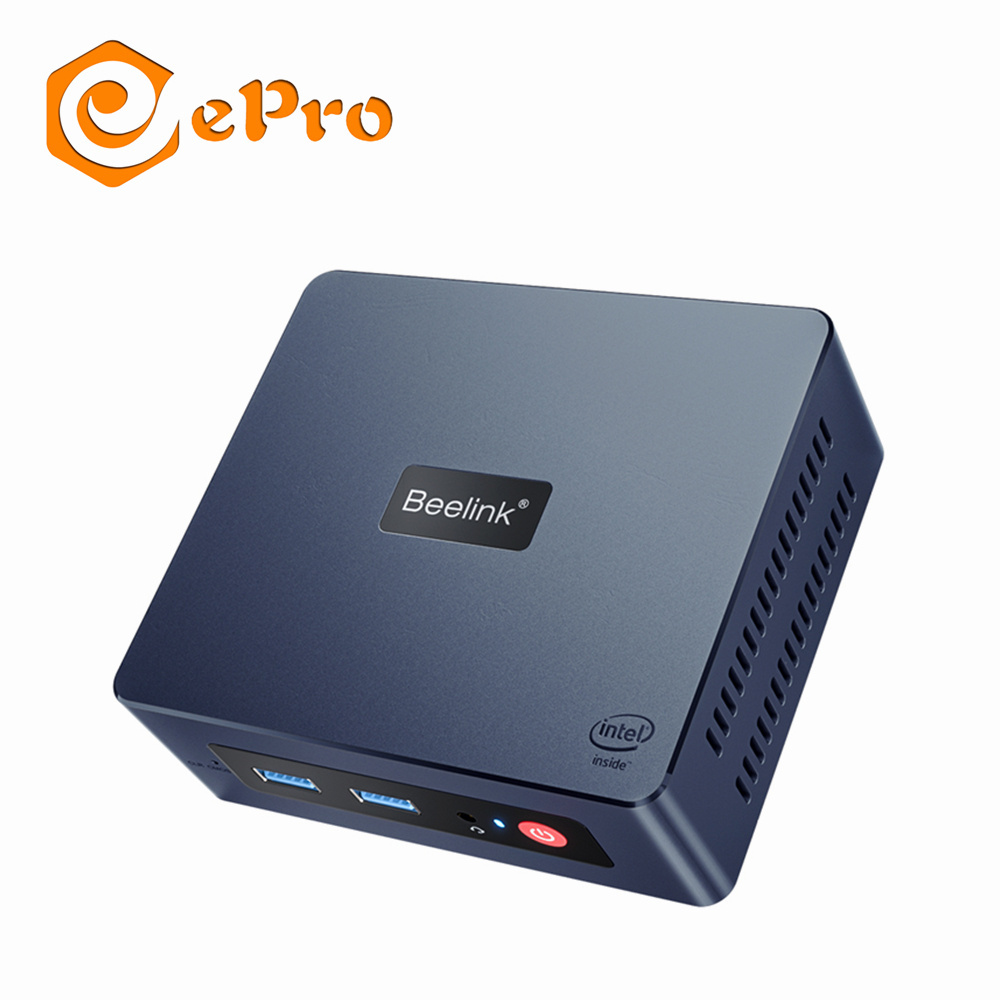 Epro 2023 MiniS Intel N5095 8G 256G Mini PC Wins11 stable Computer 5g Dual Screen display Mini S for digital ktv