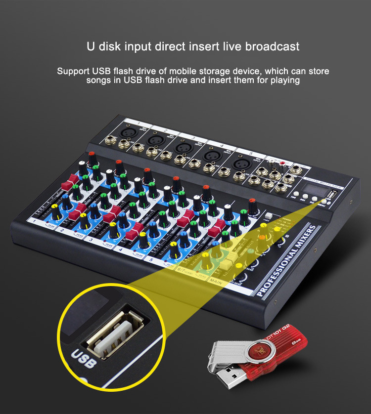 Unique products recording studio podcast equipment sound system audio mixer console