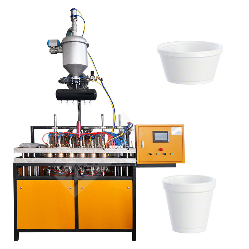 EPS foam cup equipment styrofoam ice cream cup thermocol juice cup making machine