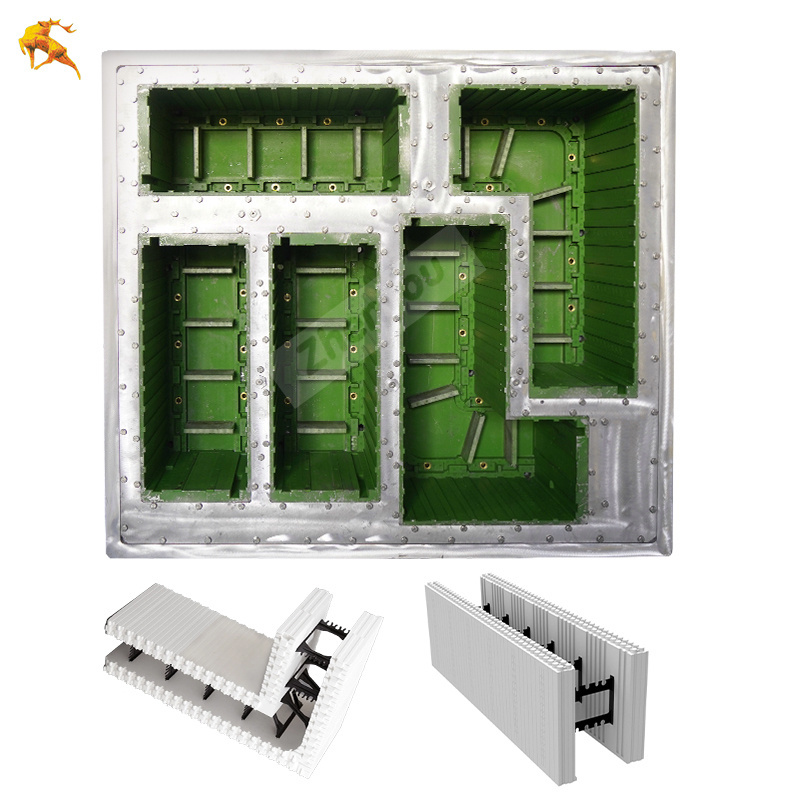 Insulation Foam Bricks Mould Mold Insulated Concrete Form ICF Blocks Mould Forging Mould EPS Mold Foaming Machine Aluminium Mold