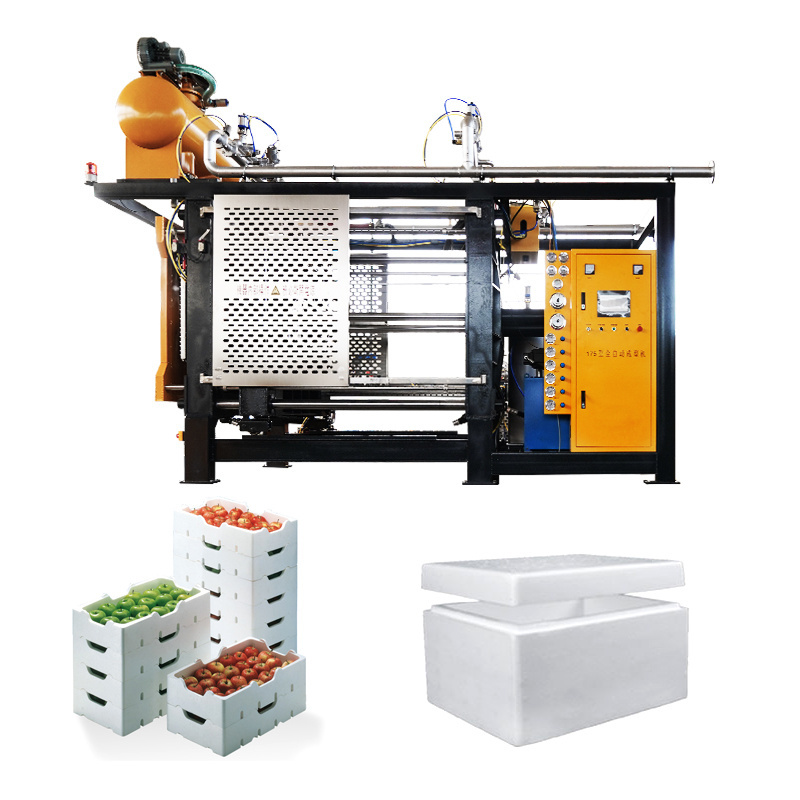 Automatic styropor EPS packing foam fish box making machine 20 litre thermocol styrofoam box machinery for ice