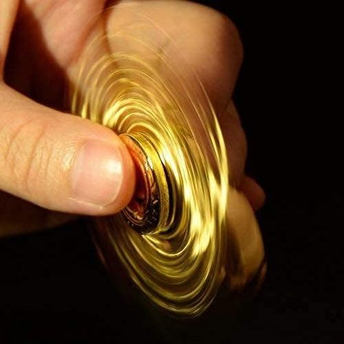 EPT Bulk Golden Gyro Ball Metal Fidget Spinner Toys For Children Anti Stress Metal Finger Hand Spinner Toys