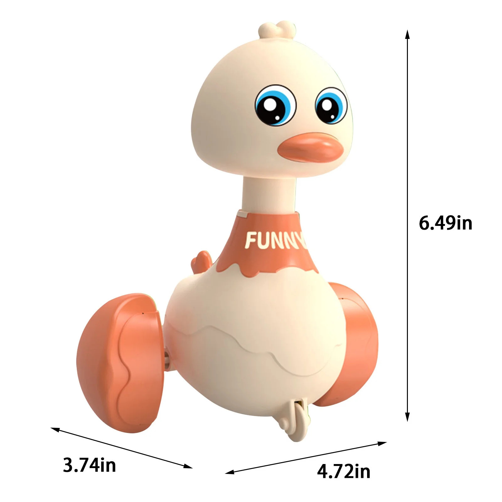 EPT Wholesale Cute Press Small Toy Interactive Press Pullback Car Small Toy Press The Swing Cute Duck Toy