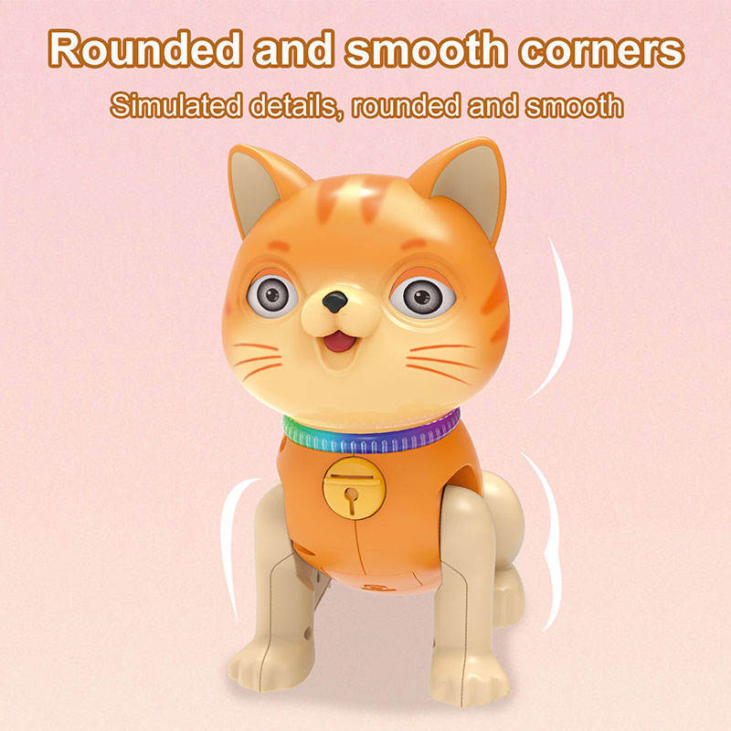 EPT Wholesale Electric Battery Operated Dancing Animal Toys Plastic Lighting Music Walking Educational Cat Toys for Kids