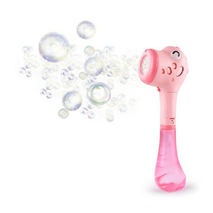 EPT Toys Battery Operated Bubble Blowing Machine Toys for Kids with Light and Music