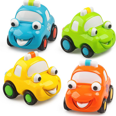 EPT Wholesale Baby Kids Small Toys Friction Toy Vehicle Push Cartoon Car Baby Toys for Toddler