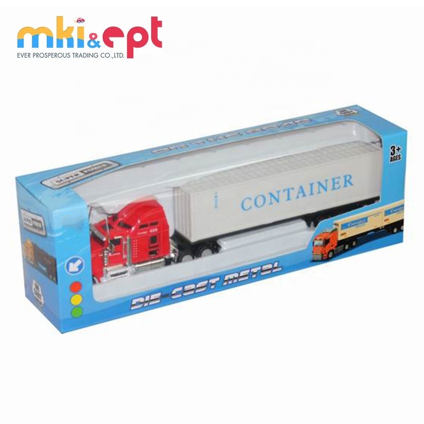 Hot selling kid 1:64 mini container truck toy