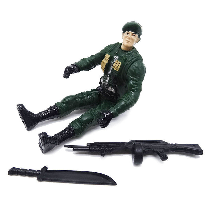 High quality action soldier figure military toys play set for sale