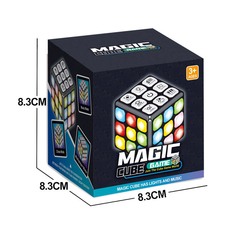 EPT Multi-Functional Electric Music Lights Rubix Cube Intelligent Magic Memory Plastic Magic Cubes