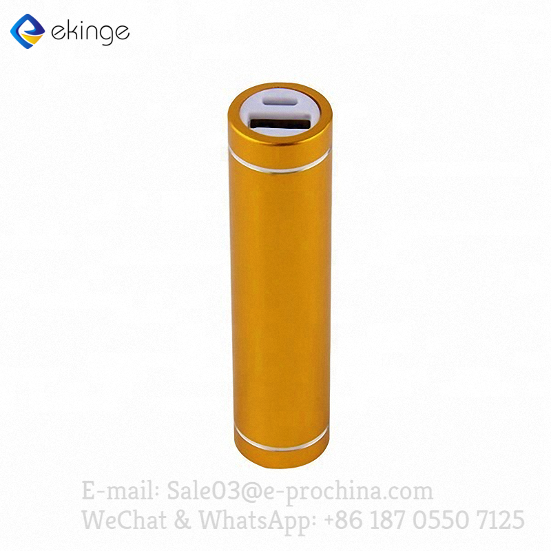 Stylish Turbo Tube shaped aluminium power bank 18650 Lithium battery smart phone charger gifts promotion mini powerbank