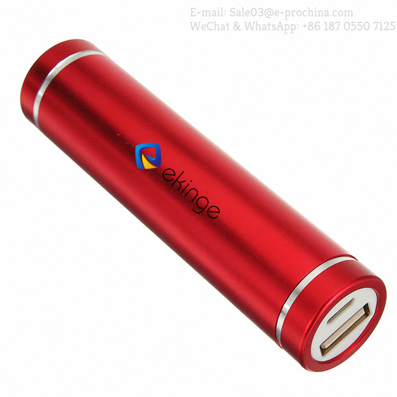 Stylish Turbo Tube shaped aluminium power bank 18650 Lithium battery smart phone charger gifts promotion mini powerbank