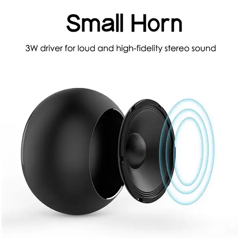 Professional Bass Metal Mini Portable Round Mobile Music Subwoofer Bocinas Bluetooth Speaker Wireless