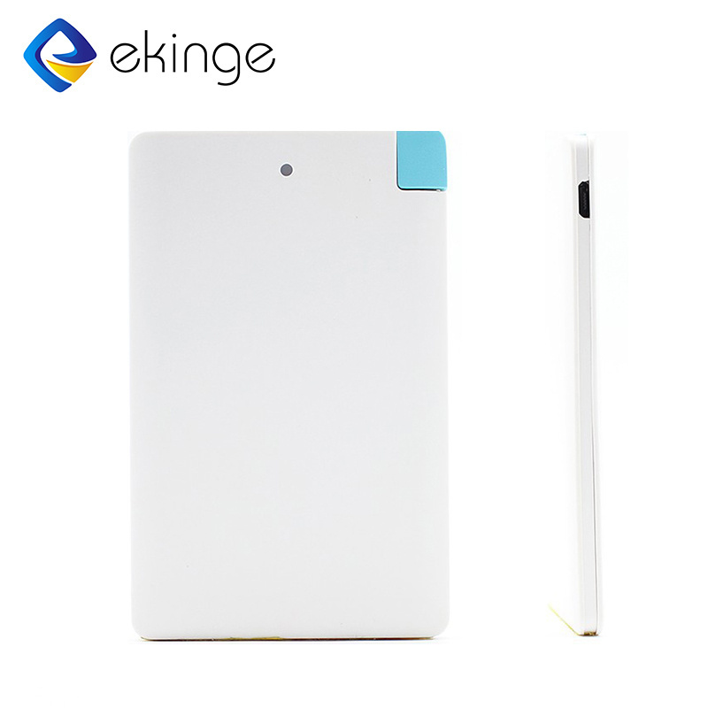 Mini best selling high quality credit card shape power bank ultra-thin powerbank 2600mah giveaway gifts for smartphone