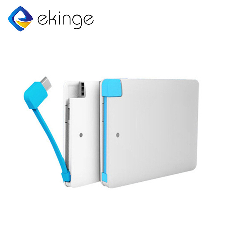 Mini best selling high quality credit card shape power bank ultra-thin powerbank 2600mah giveaway gifts for smartphone