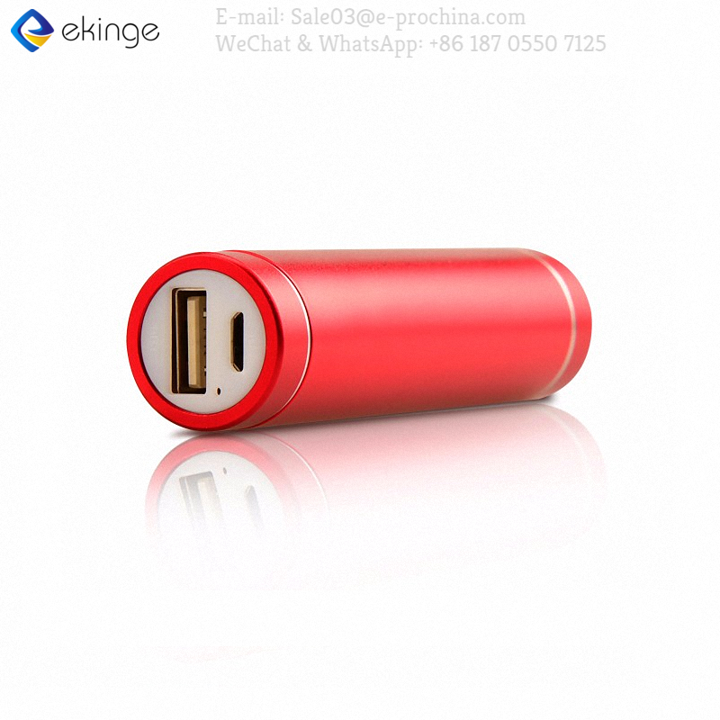 Stylish Turbo Tube shaped aluminium power bank 18650 Lithium battery smart phone charger gifts promotion mini powerbank