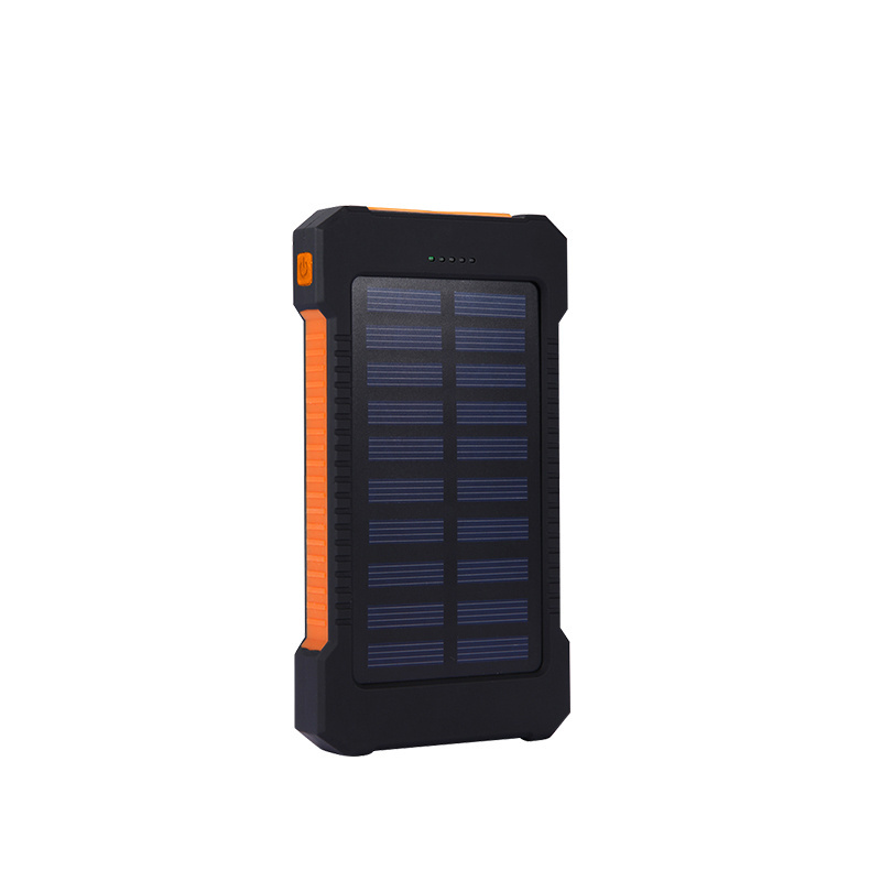 New high capacity Portable solar Power Bank with Flashlight