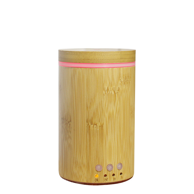 Real wood Cool Mist Humidifier 150ml Ultrasonic bamboo electric Diffuser for Bedroom