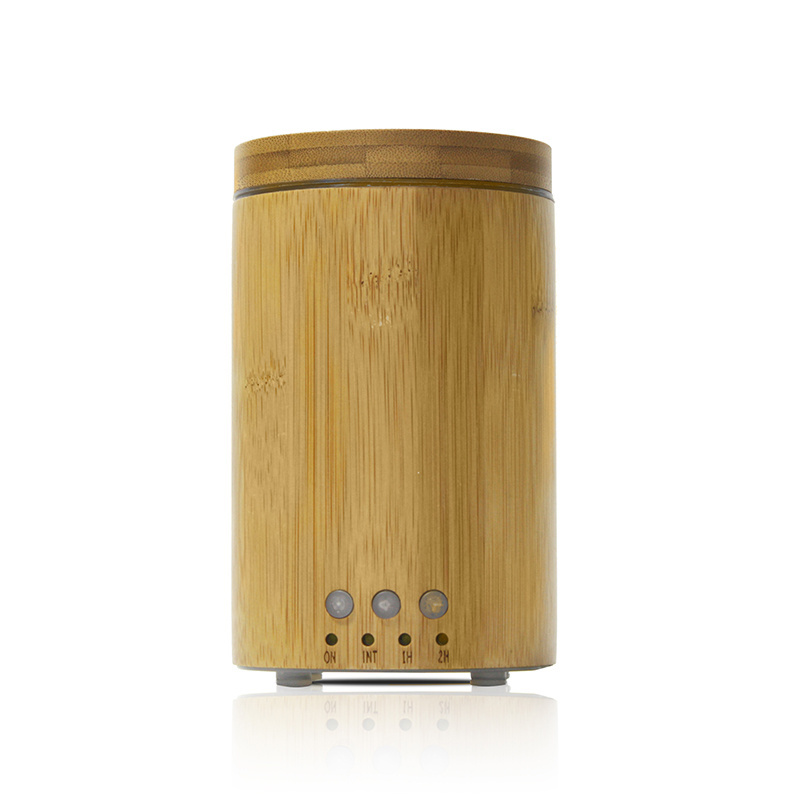 Real wood Cool Mist Humidifier 150ml Ultrasonic bamboo electric Diffuser for Bedroom