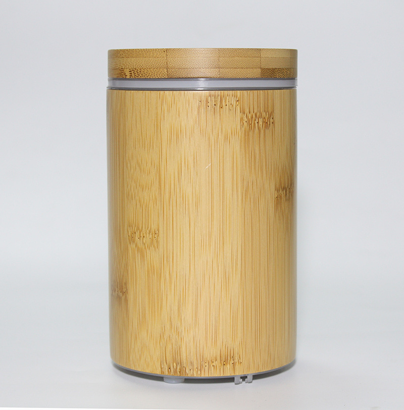 Real wood Cool Mist Humidifier 150ml Ultrasonic bamboo electric Diffuser for Bedroom