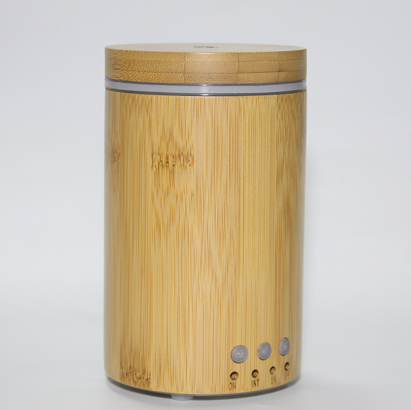 Real wood Cool Mist Humidifier 150ml Ultrasonic bamboo electric Diffuser for Bedroom