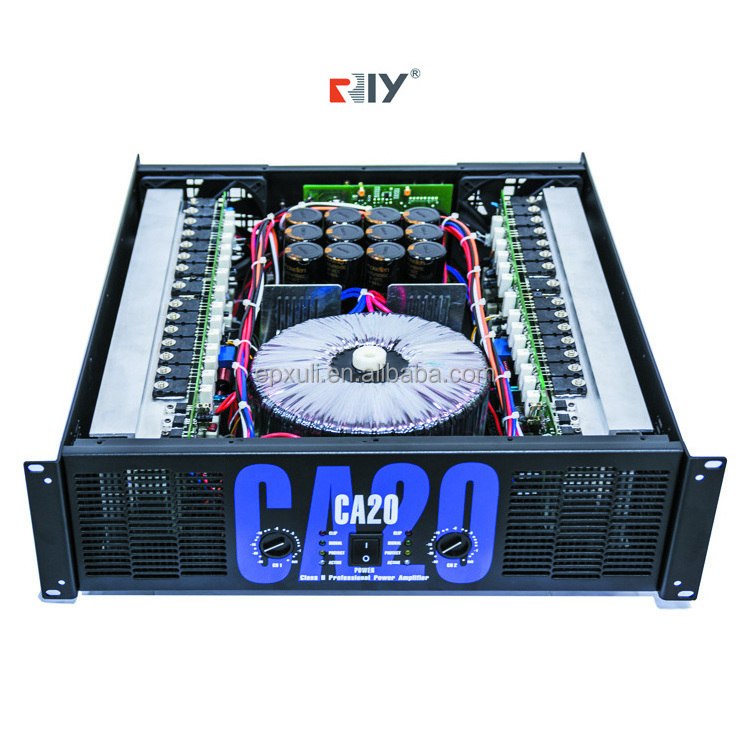 OEM/ODM CA Series 3U Audio Sound Standard CA12 CA18 CA20 5000 10000 Watts High Professional Power Amplifier