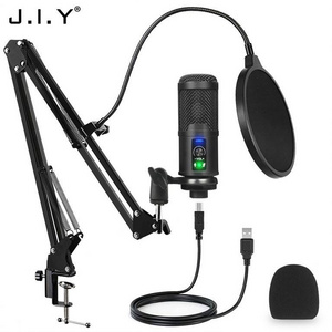 J.I.Y BM-65 Best Quality Usb Microphone Podcast Recording Microphone Gaming Mic Professional Studio Microphone Studio Recording