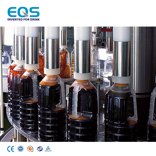 High speed CE Certificated Automatic Bottle Liquid Soy Sauce Filling Machine