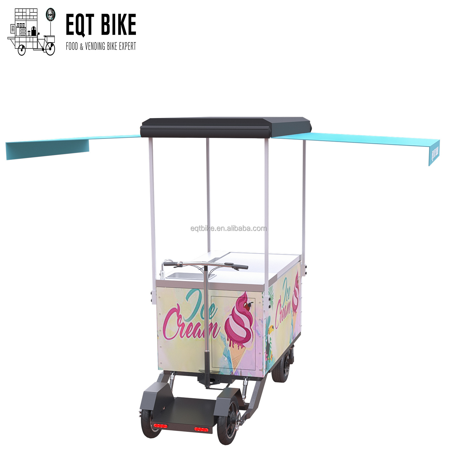 2022 soft ice cream making truck/ hot sale ice cream moveable car/ motor bike ice cream machine