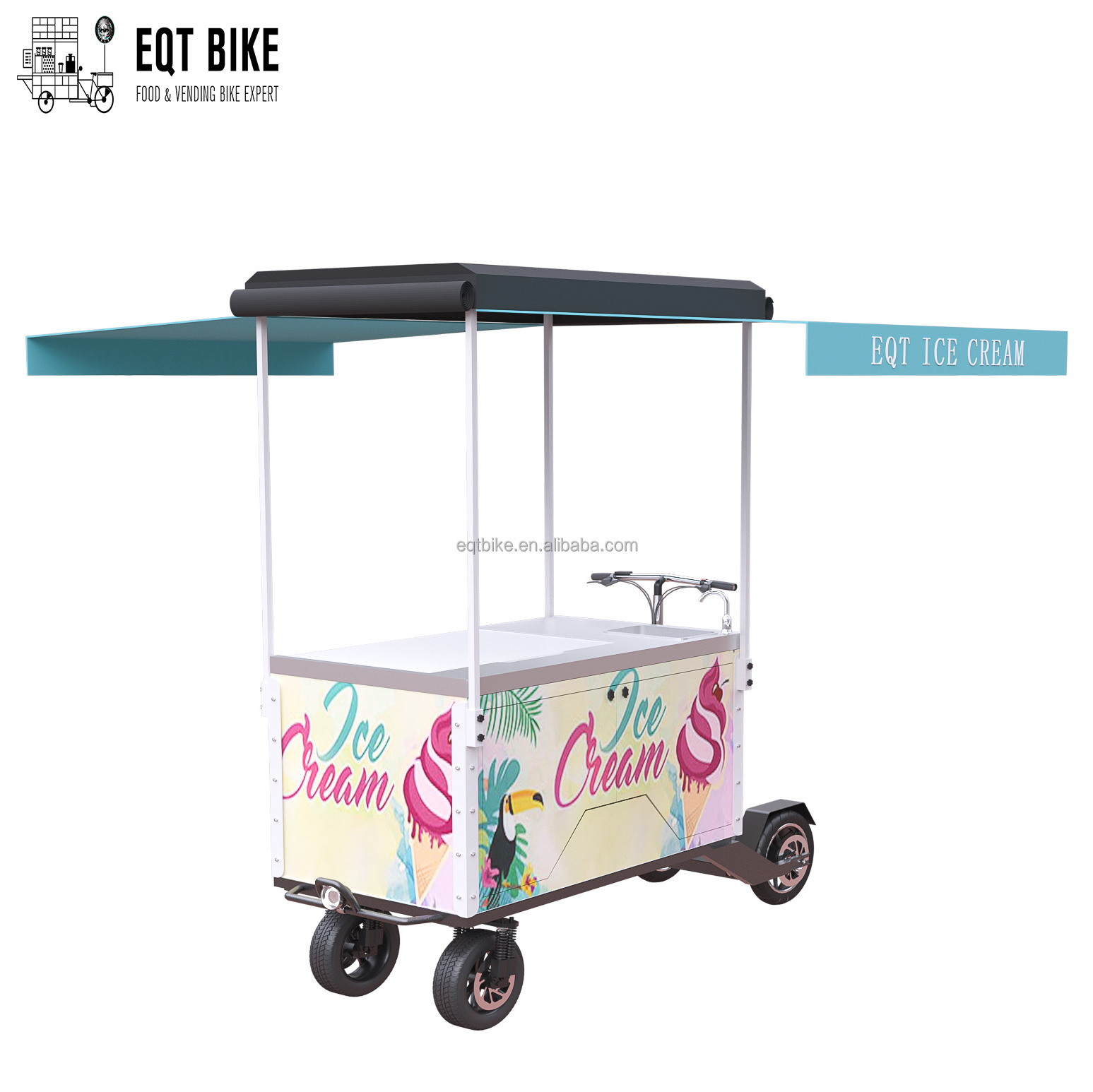 2022 soft ice cream making truck/ hot sale ice cream moveable car/ motor bike ice cream machine